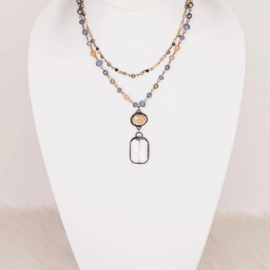 Dylan Designs Makiya Denim Necklace